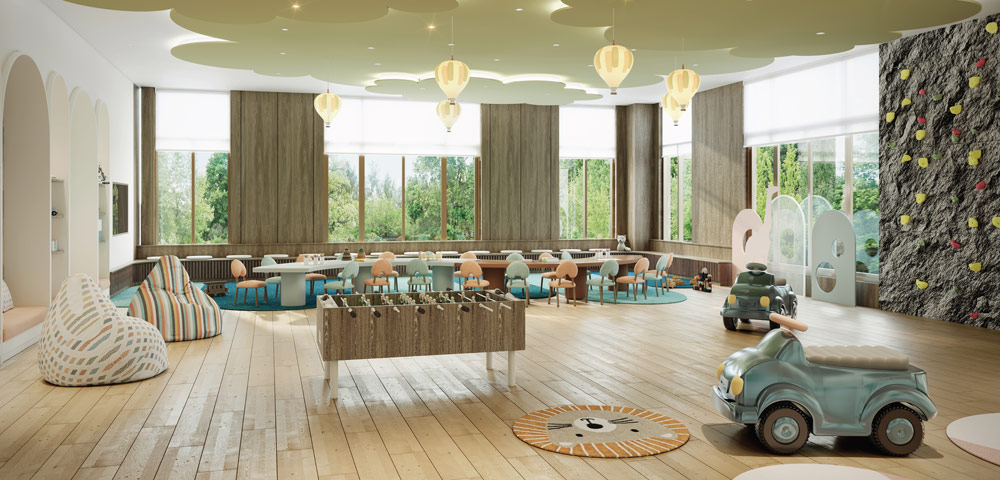 Adventure play area for kids